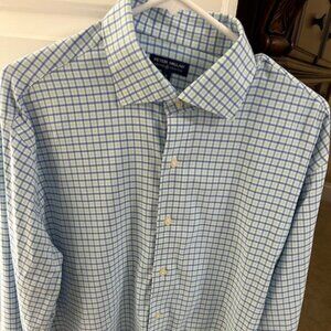 Peter Millar Performance Long Sleeve Button Down- Large